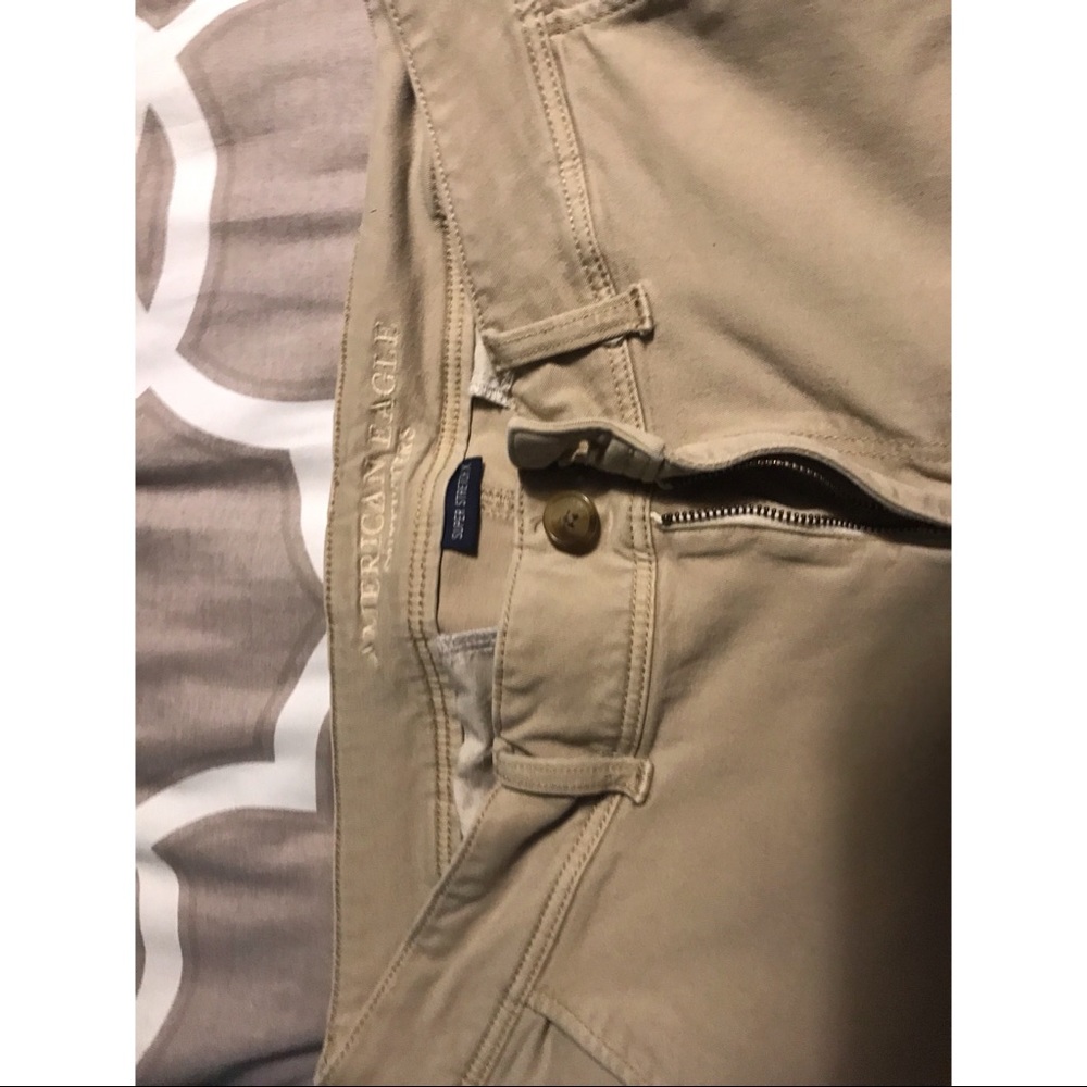 American eagle khaki pants women’s kick boot